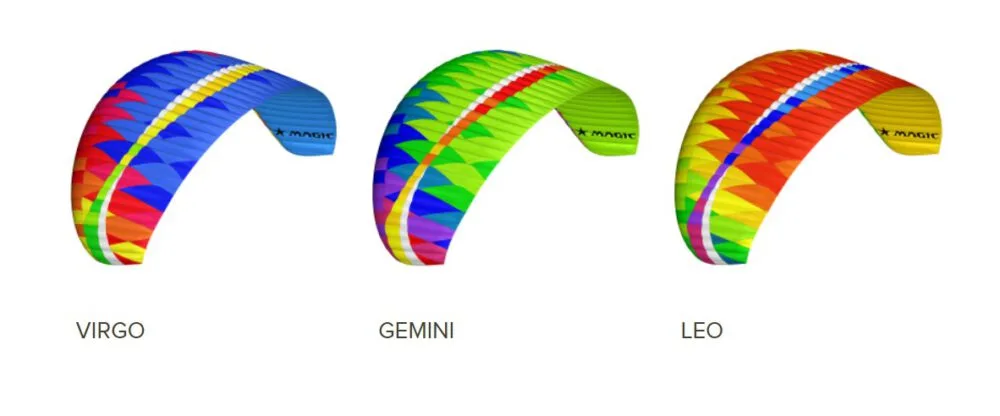 BGD MAGIC EN/LTF-A Paraglider 1 BGD MAGIC Paraglider 3 COLORS scaled