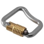 Supair 45mm stainless steel twist-lock karabiner