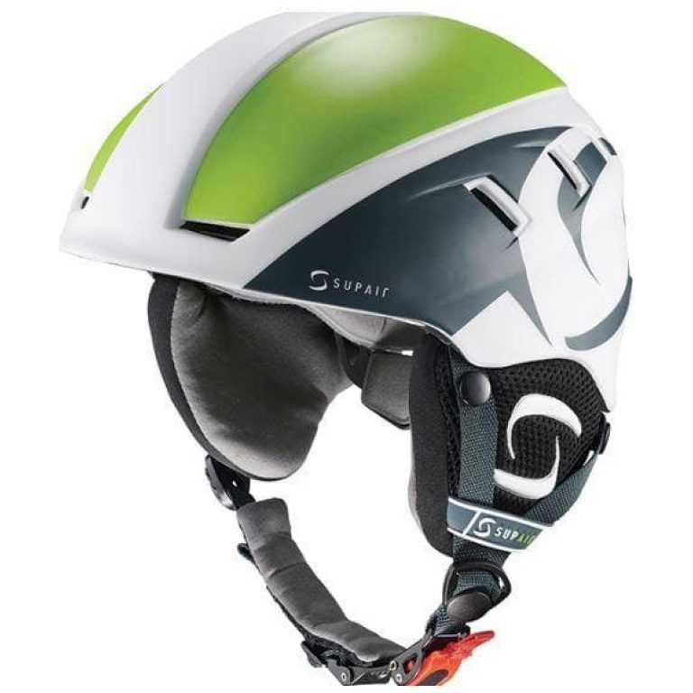Supair paragliding Helmet white green 3