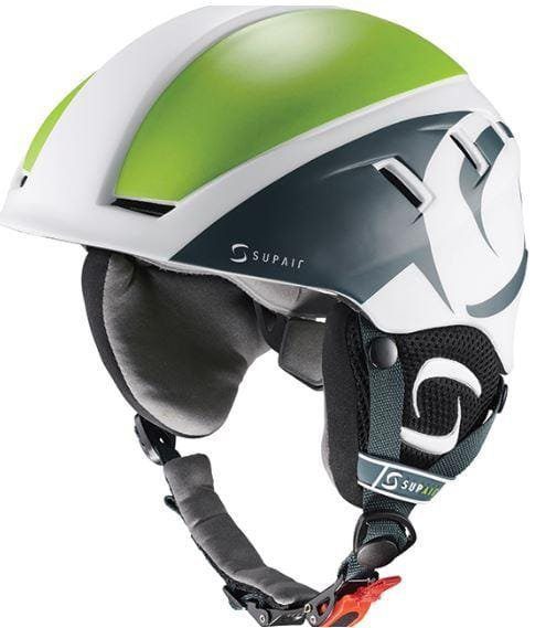 Supair paragliding Helmet white green 3