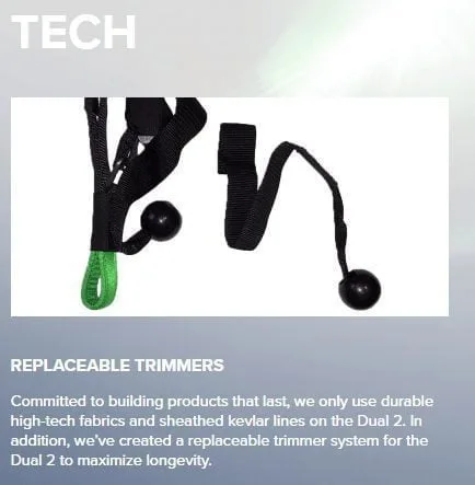 DUAL 2 TANDEM With effortless launching and a smooth, relaxed feel, the DUAL 2 performs in harmony with pilot and passenger