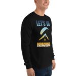 Let's Go Paragliding Men’s Long Sleeve Shirt - Image 3