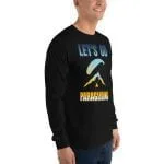 Let's Go Paragliding Men’s Long Sleeve Shirt - Image 3