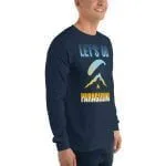 Let's Go Paragliding Men’s Long Sleeve Shirt - Image 6