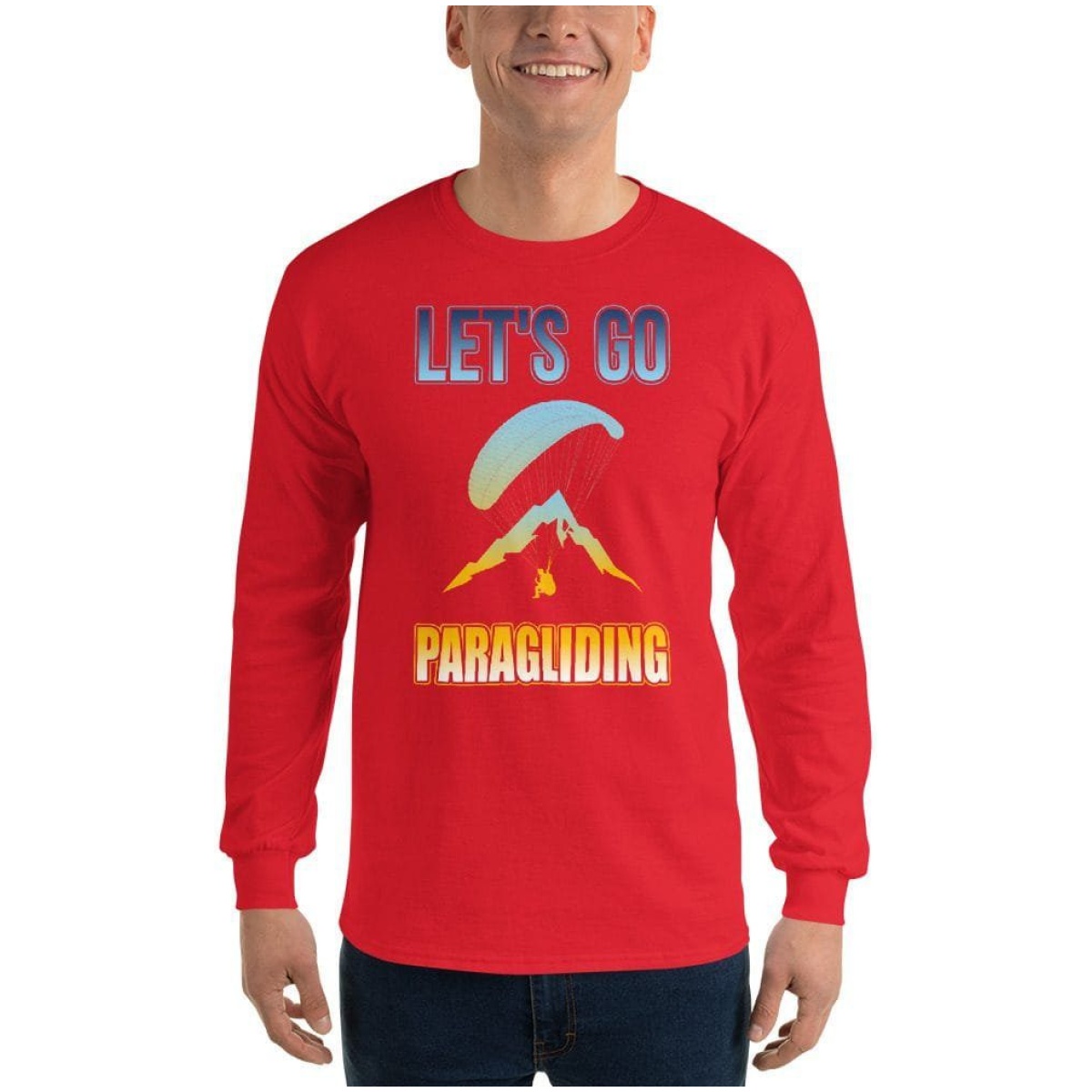 mens long sleeve shirt red front 63cedb5cc7547