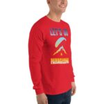 Let's Go Paragliding Men’s Long Sleeve Shirt - Image 9