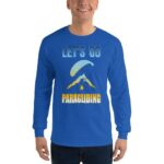 Let's Go Paragliding Men’s Long Sleeve Shirt - Image 10