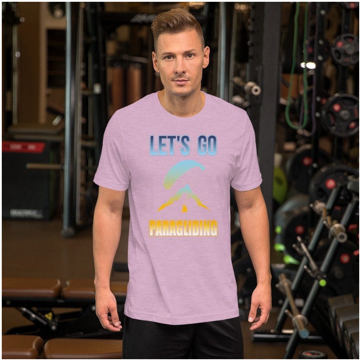 unisex staple t shirt heather prism lilac front 63cedbd74e274