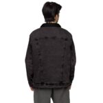 Unisex Denim Sherpa Paragliding Jacket - Image 4