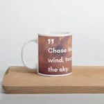 White Glossy Touch the Sky Mug - Image 4