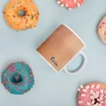 White Glossy Touch the Sky Mug