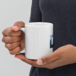 White Glossy Let's Go Paragliding Mug - Image 3