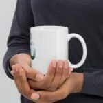 White Glossy Let's Go Paragliding Mug - Image 2