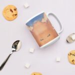 White Glossy Touch the Sky Mug - Image 6