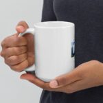 White Glossy Let's Go Paragliding Mug - Image 4