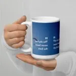 White Glossy Mug - Sky's Never Been the Limit - Image 4