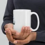 White Glossy Let's Go Paragliding Mug