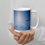 White Glossy Mug - Sky's Never Been the Limit