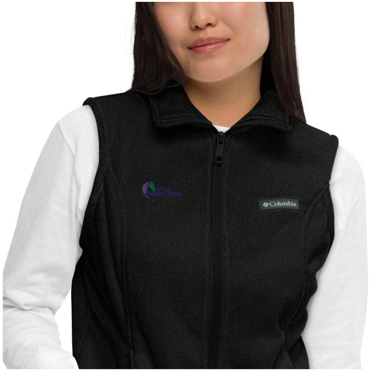 womens columbia fleece vest black zoomed in 6400b0cb7f3d3 scaled