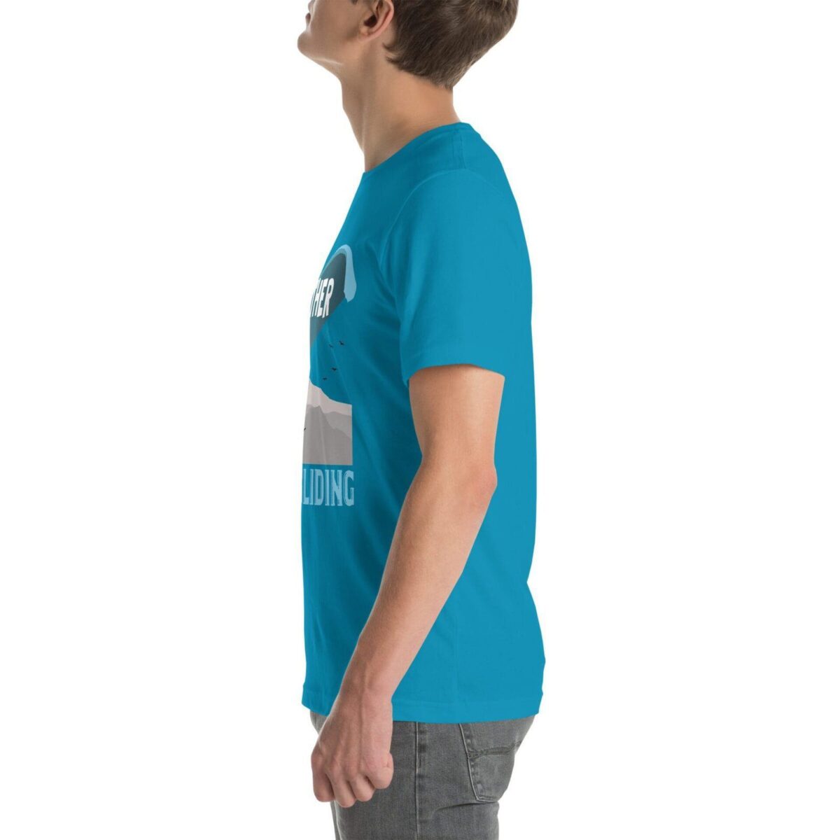 Unisex Staple T Shirt Aqua Left 6711E1Fc6Fb3E