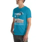 Unisex t-shirt - I'd Rather be Paragliding - Image 58