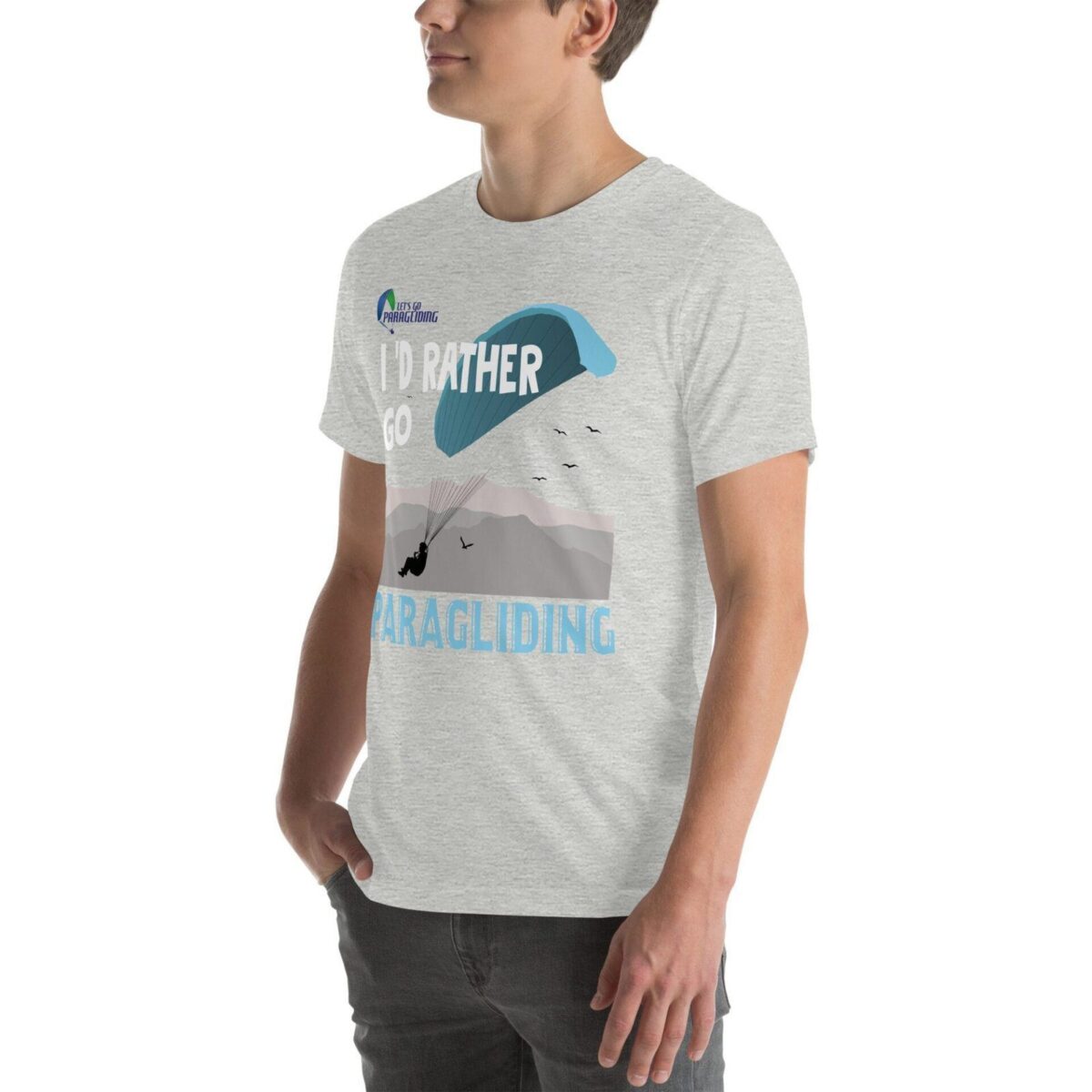 unisex staple t shirt athletic heather left front 6711e1fda09aa