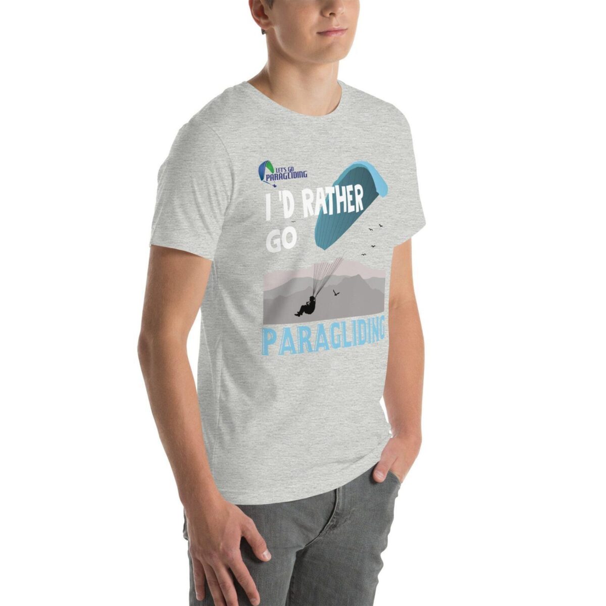 unisex staple t shirt athletic heather right front 6711e1fdde2ed