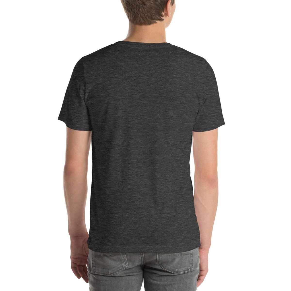 unisex staple t shirt dark grey heather back 6711e1faa6f86
