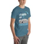 Unisex t-shirt - I'd Rather be Paragliding - Image 48