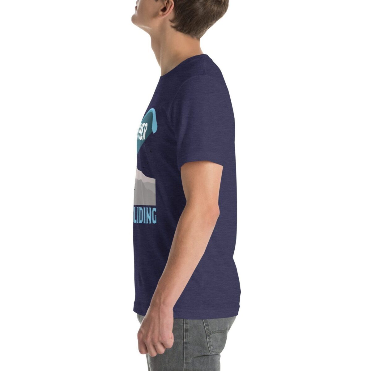 unisex staple t shirt heather midnight navy left 6711e1f9c9851