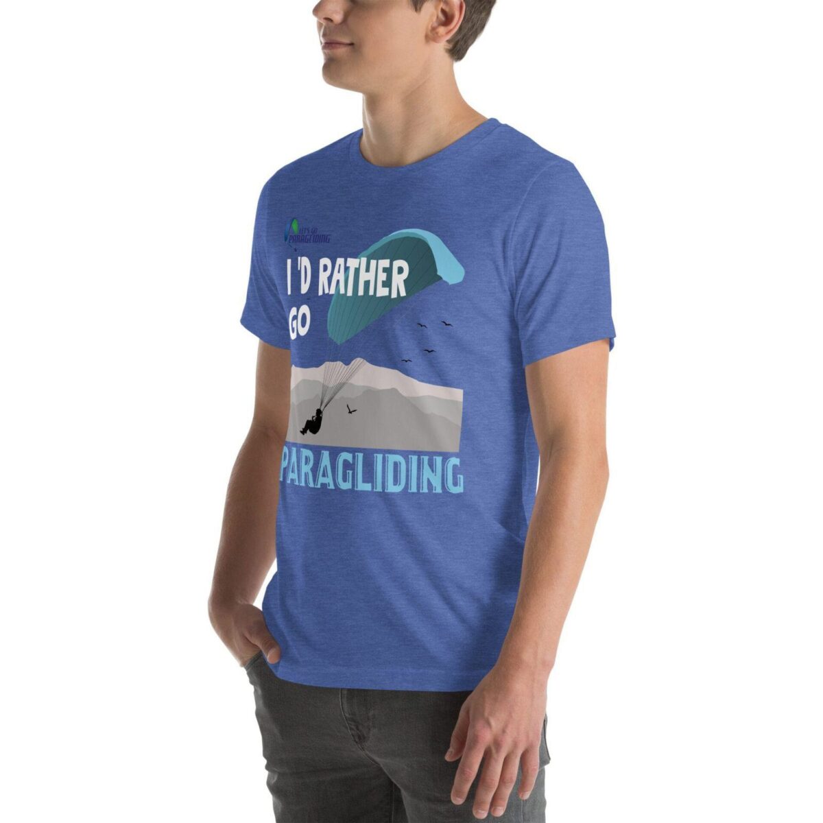 unisex staple t shirt heather true royal left front 6711e1fbe7582