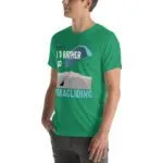 Unisex t-shirt - I'd Rather be Paragliding - Image 64