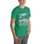 Unisex t-shirt - I'd Rather be Paragliding - Image 66