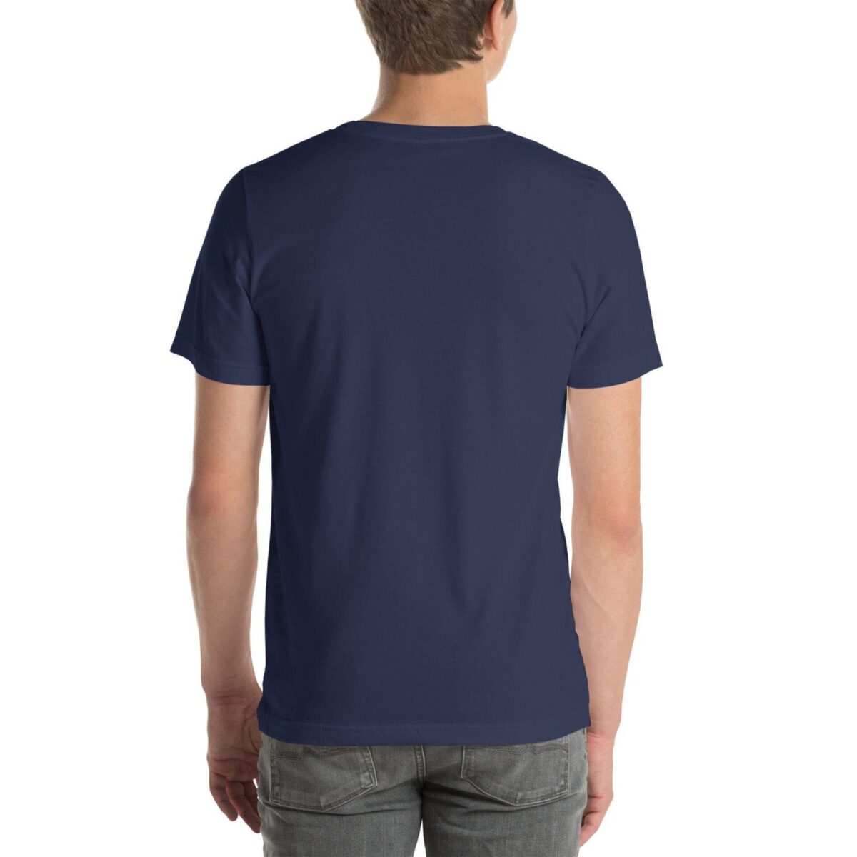 unisex staple t shirt navy back 6711e1f9a7391