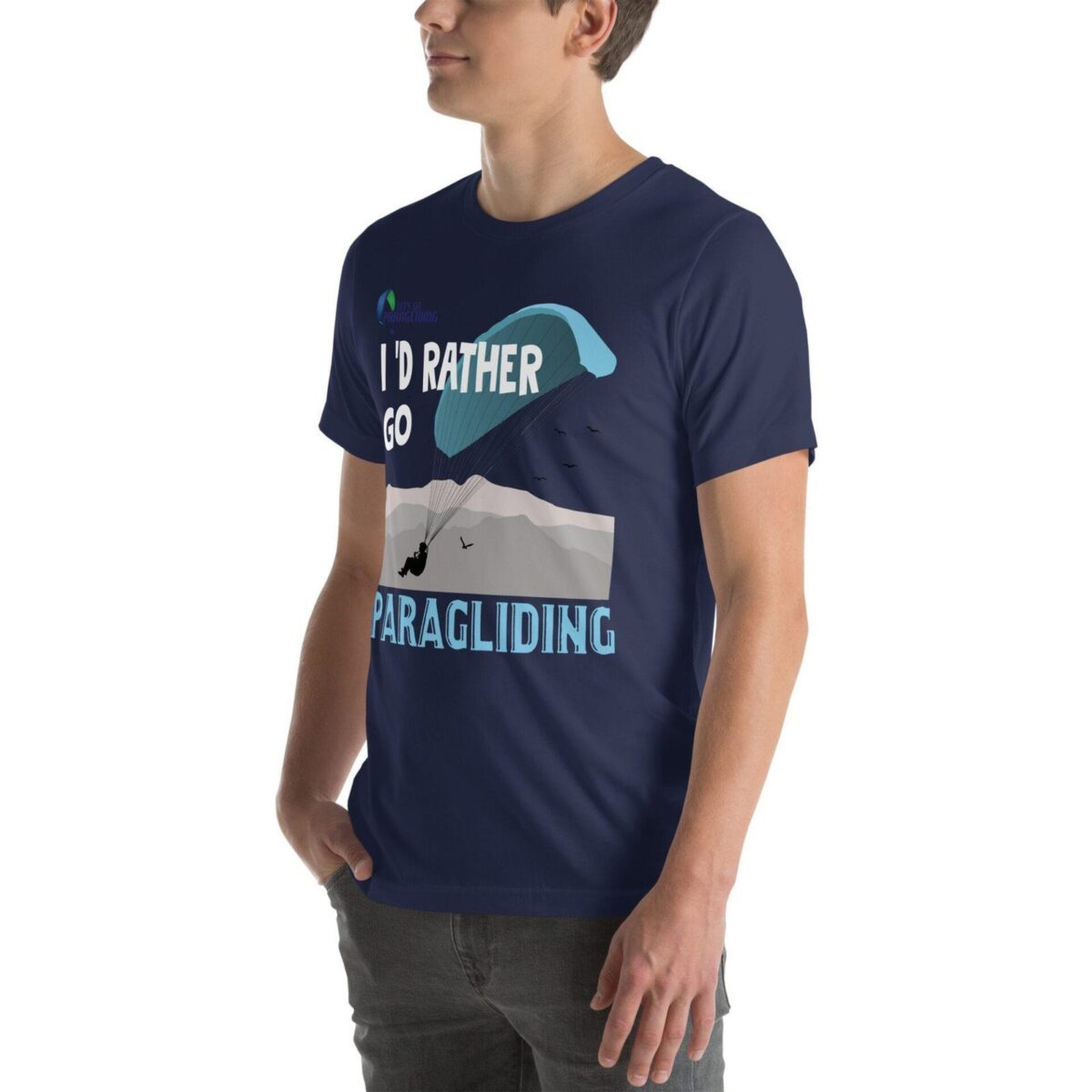 unisex staple t shirt navy left front 6711e1f9b0ca4