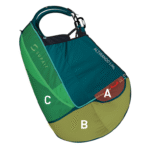 diagram of the different compartments of the ALTIRANDO LITE 2