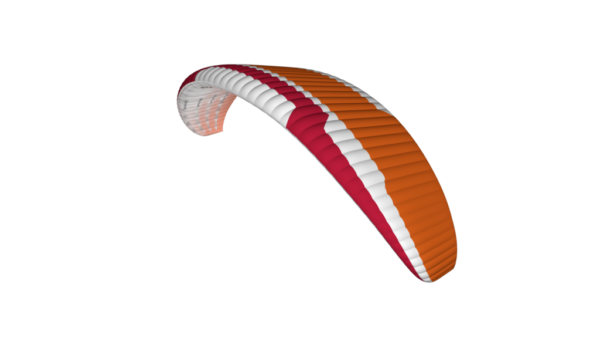 design 3d sunset color of theglider tandem Supair SORA EVO